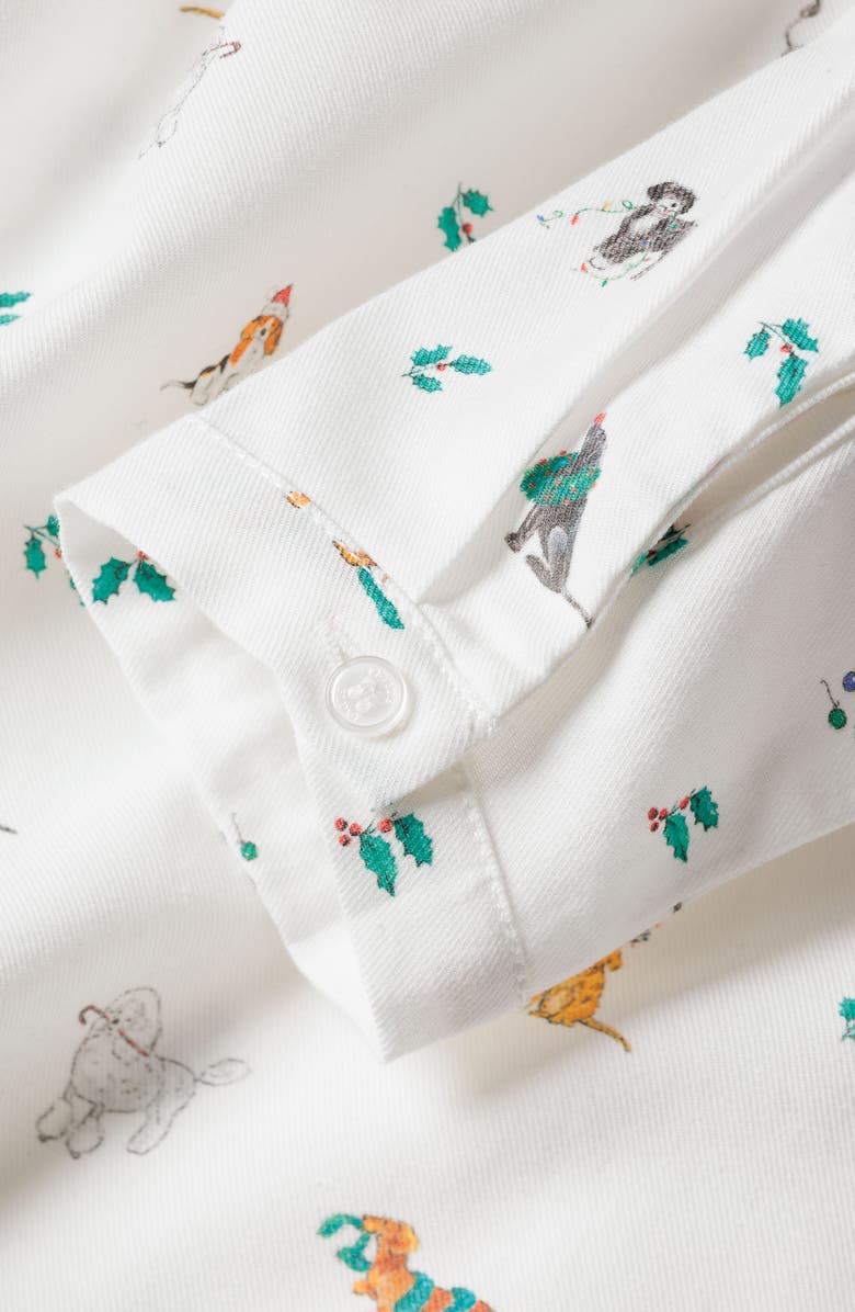 Petite Plume Kids' Beatric Jingle Paws Nightgown, Alternate, color, 