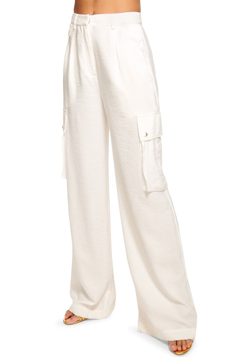 Emil High Waist Wide Leg Pants, Main, color, IVORY