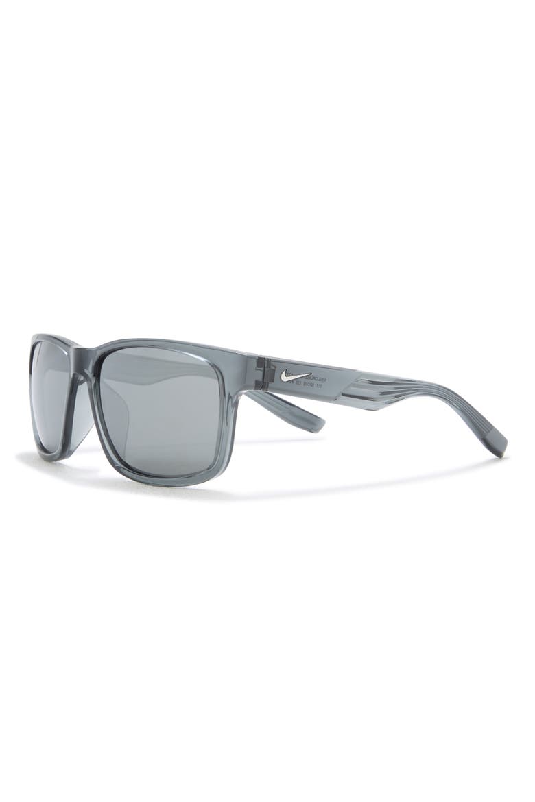 Cruiser 59mm Square Sunglasses, Alternate, color, BLACK GREY SILVER