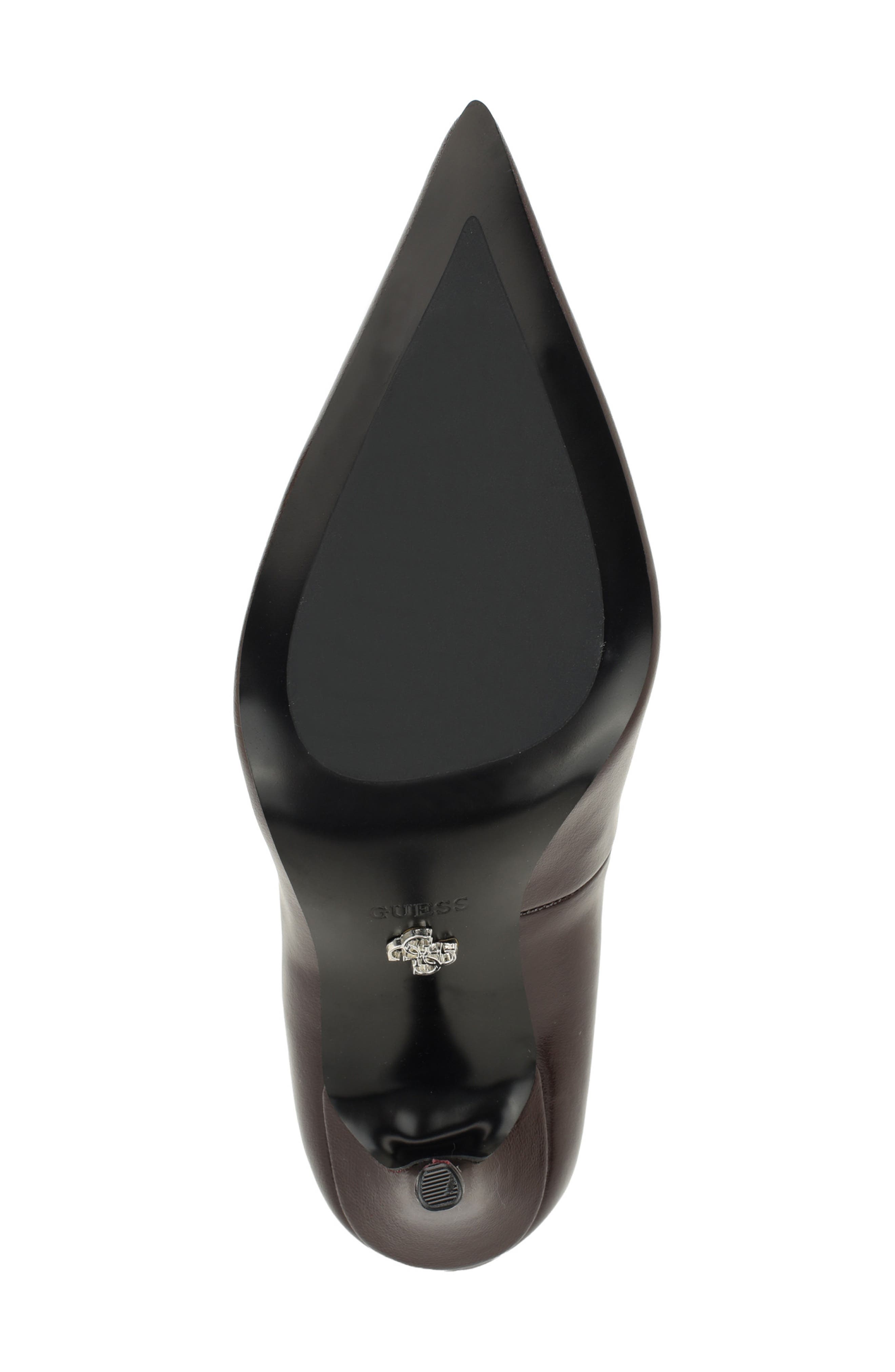 Naprini Pointed Toe Pump, Alternate, color, DARK RED