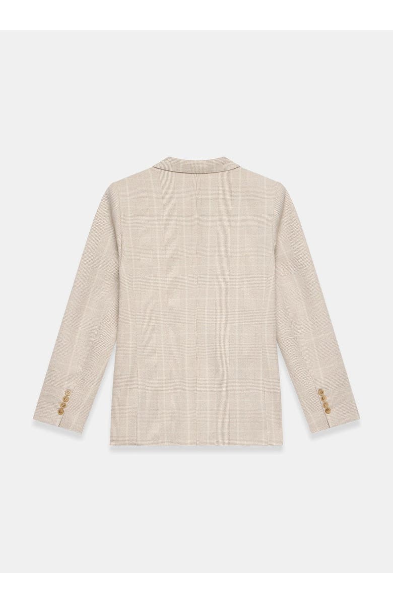 MINT VELVET Checked Double Breasted Blazer, Alternate, color, Neutral