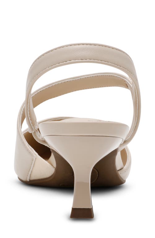 Anne Klein Iman Pointed Toe Slingback Pump In Neutral