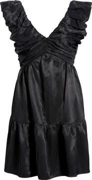 Chelsea28 Ruched Tiered Mini Sundress