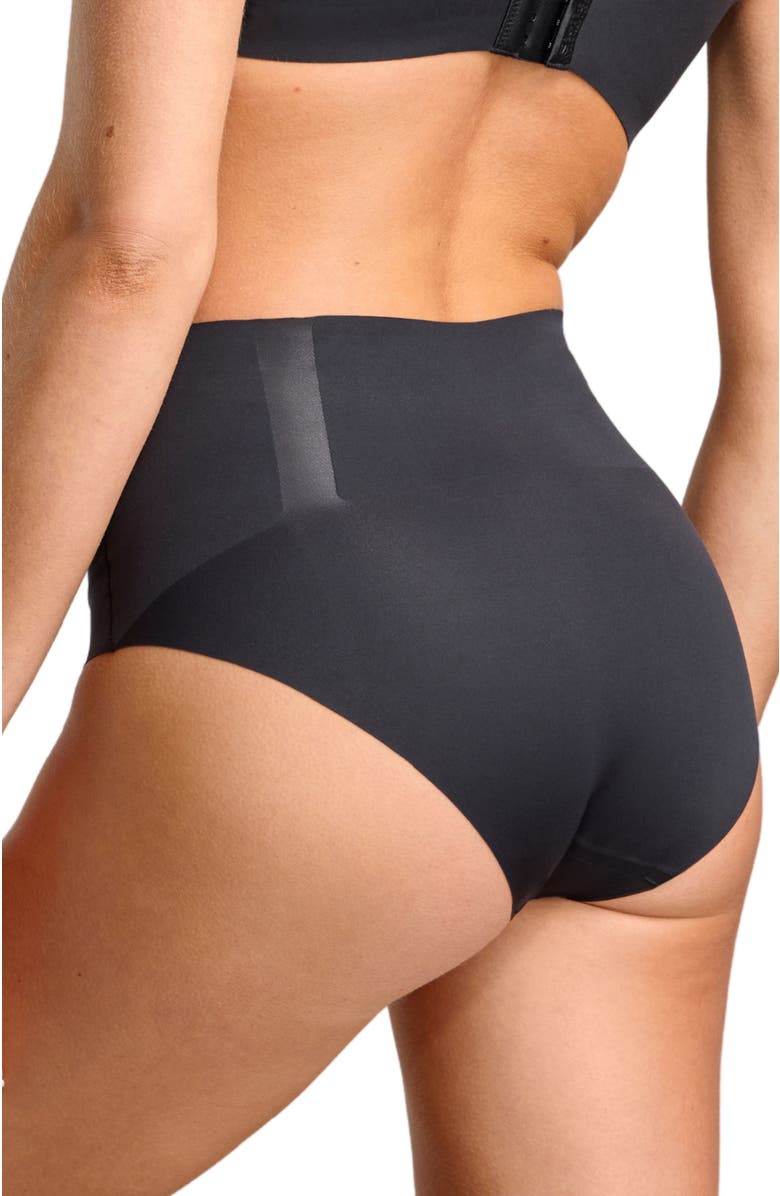 Siella No-Show Shaping Brief, Alternate, color, Black