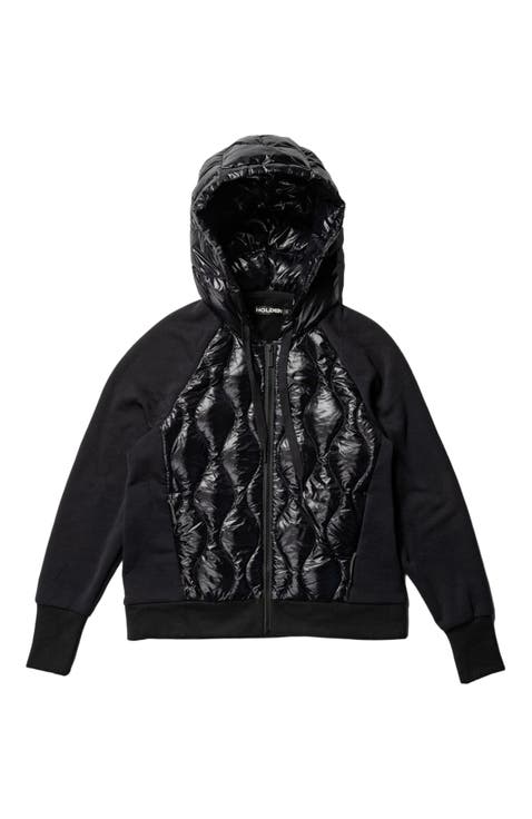 DOWN ZIP HOODIE