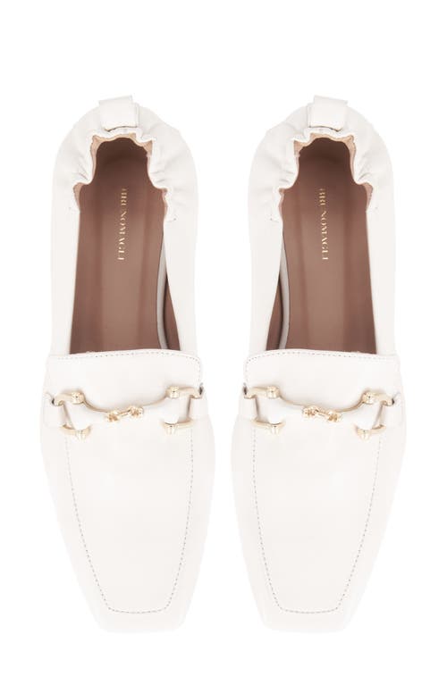 Bruno Magli Mila Bit Loafer In Bone