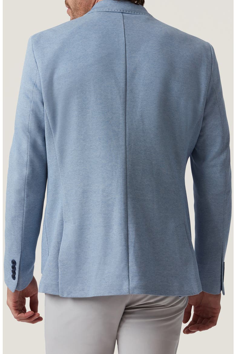 Matteo Pale Blue Piqué Sport Coat, Alternate, color, BLUE