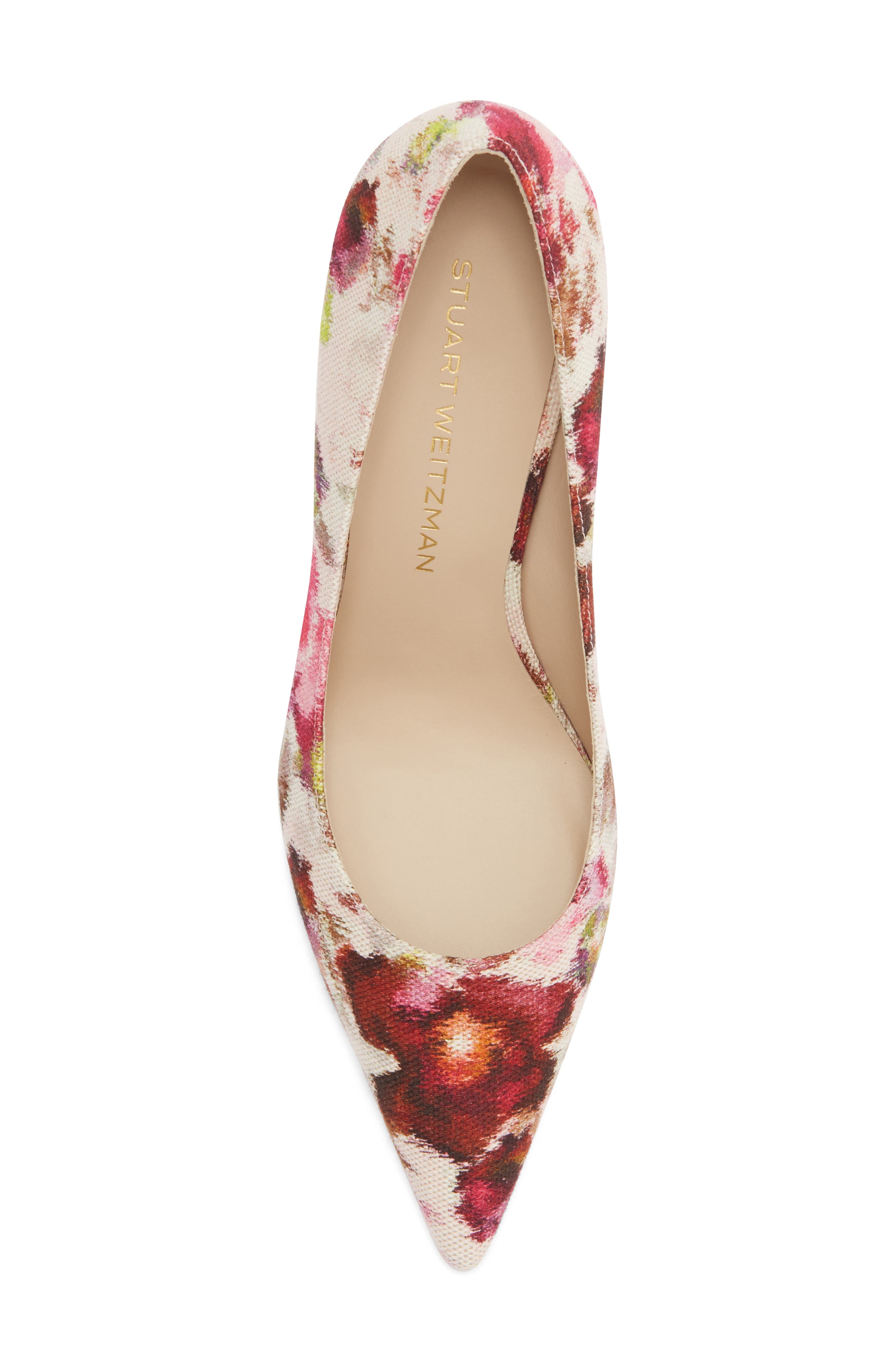 Stuart Weitzman Stuart 85mm Pump, Alternate, color, Pink Multi