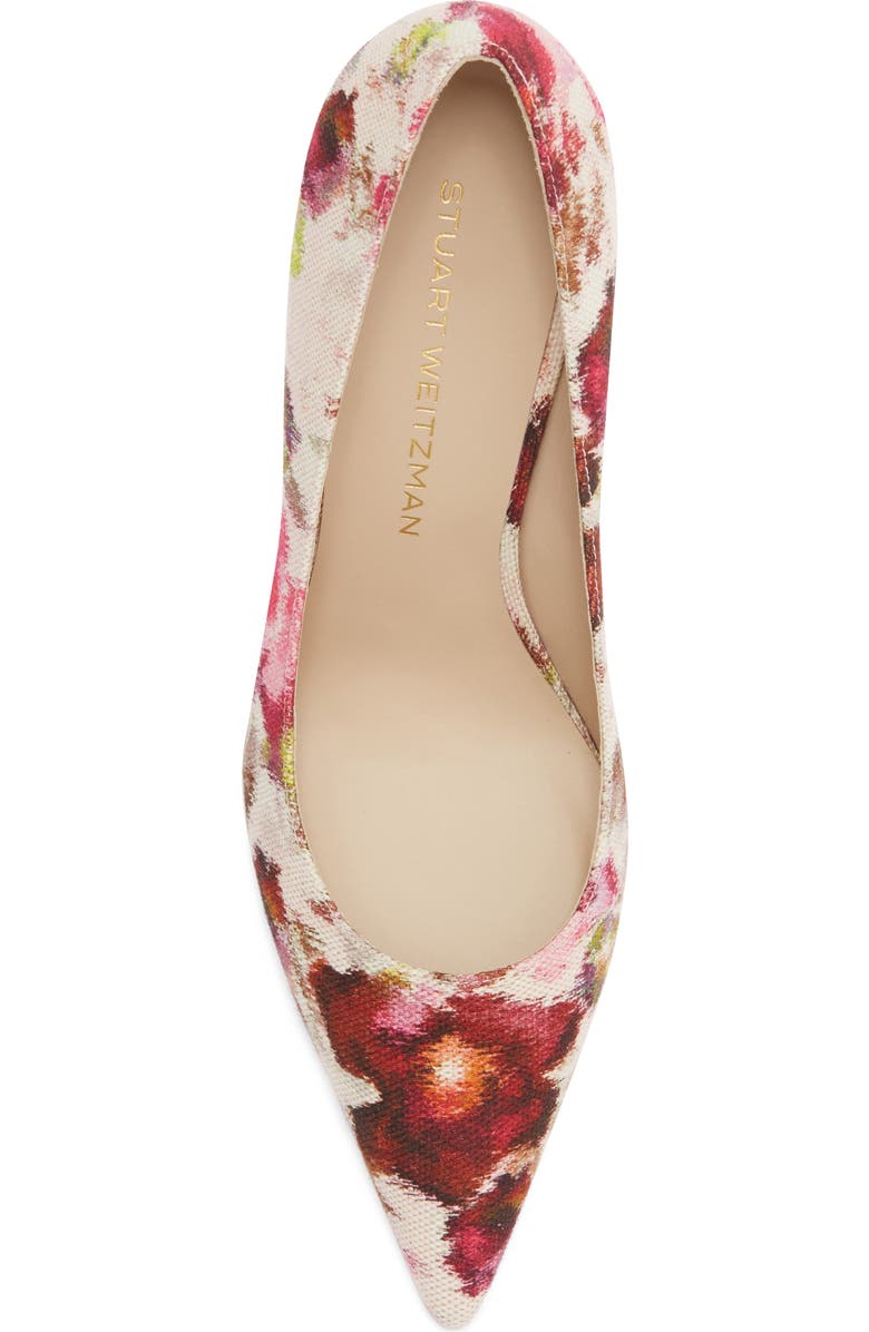 Stuart Weitzman Stuart 85mm Pump, Alternate, color, Pink Multi