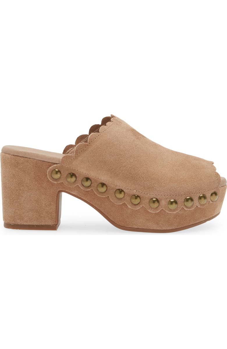 Chocolat Blu Genessis Platform Sandal, Alternate, color, Latte Suede