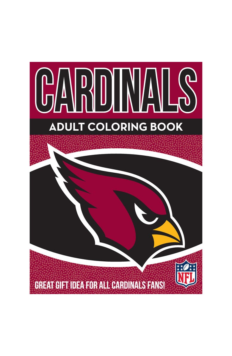 Sportszone In the Sports Zone   NFL Adult Coloring Book, Arizona Cardinals, Main, color, Multicolored