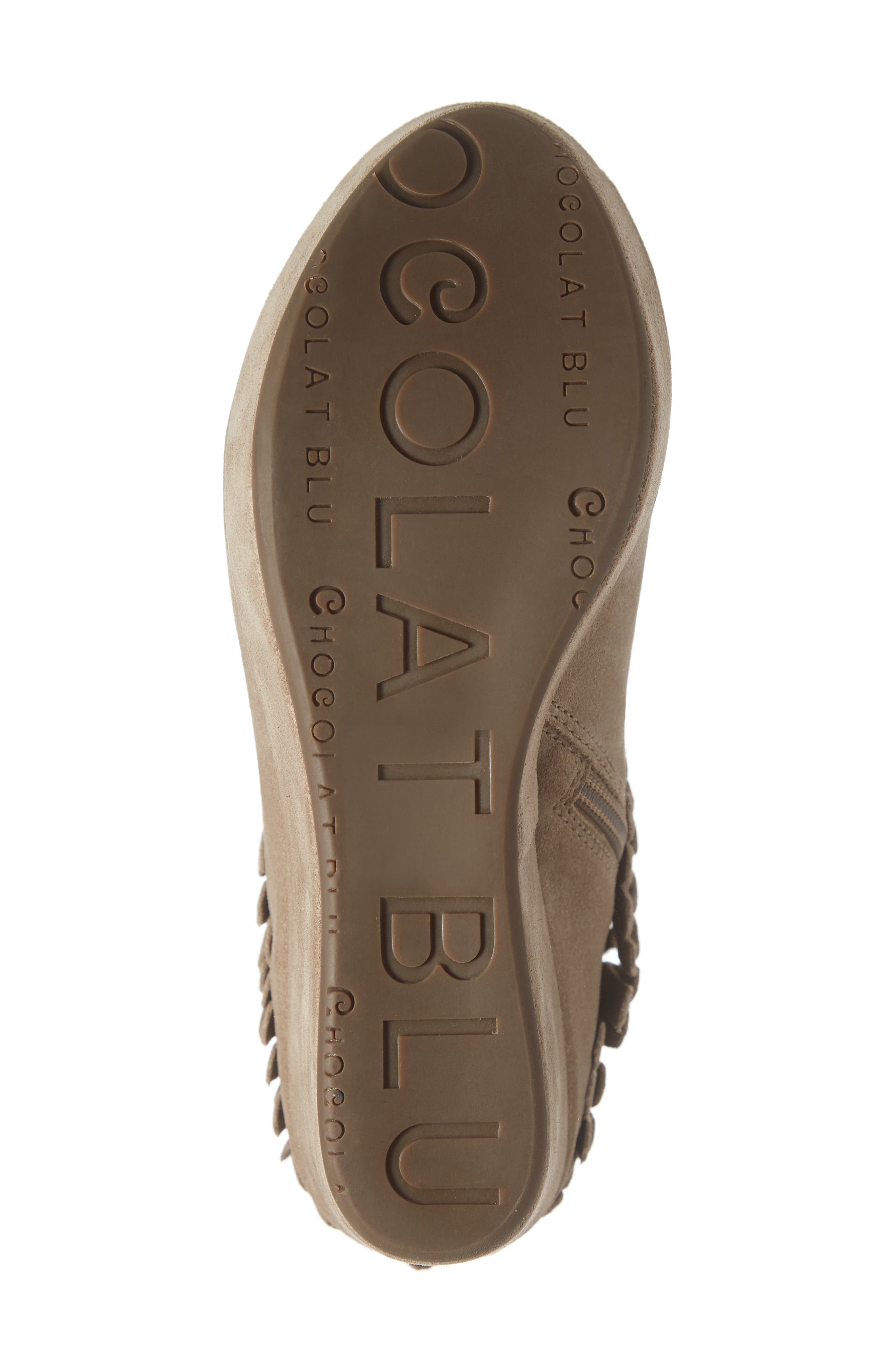 Chocolat Blu Wick Peep Toe Platform Bootie, Alternate, color, 