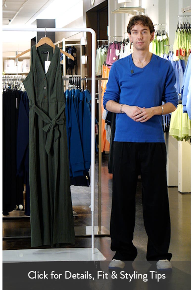Halter Neck Belted Jumpsuit video
