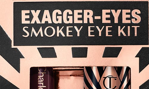 Charlotte Tilbury Exagger-eyes Smokey Eye Kit Set $51 Value In Transparent