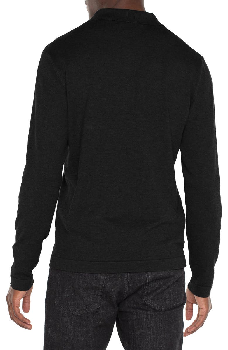 Liverpool Long Sleeve Polo Sweater, Alternate, color, 