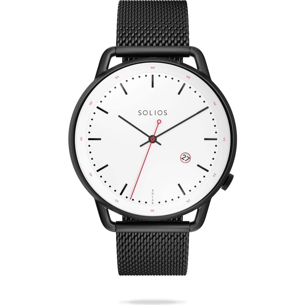 Solios Watches The Solar Curve | White Dial