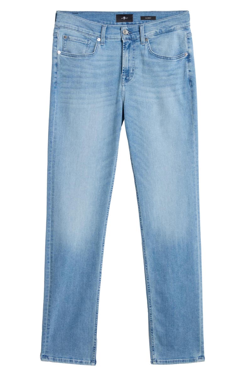 7 For All Mankind Slimmy Slim Fit Jeans, Alternate, color, Foam