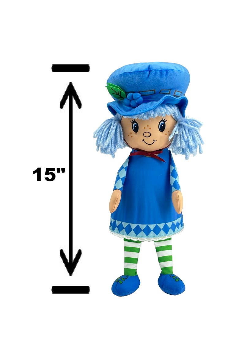 Pop n Flip 15 Inch Blueberry Muffin Plush Doll, Alternate, color, Blue