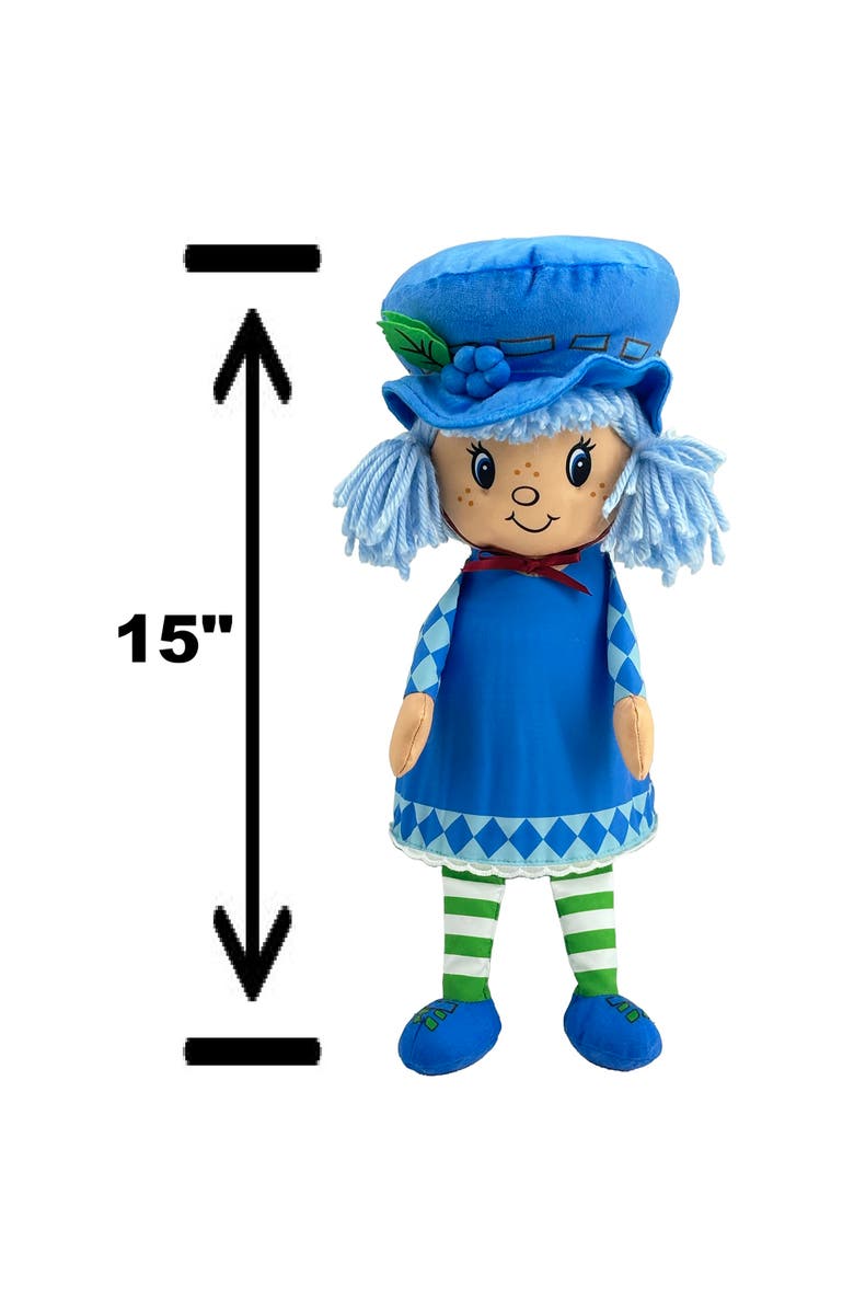 Strawberry Shortcake Pop n Flip 15 Inch Blueberry Muffin Plush Doll, Alternate, color, Blue