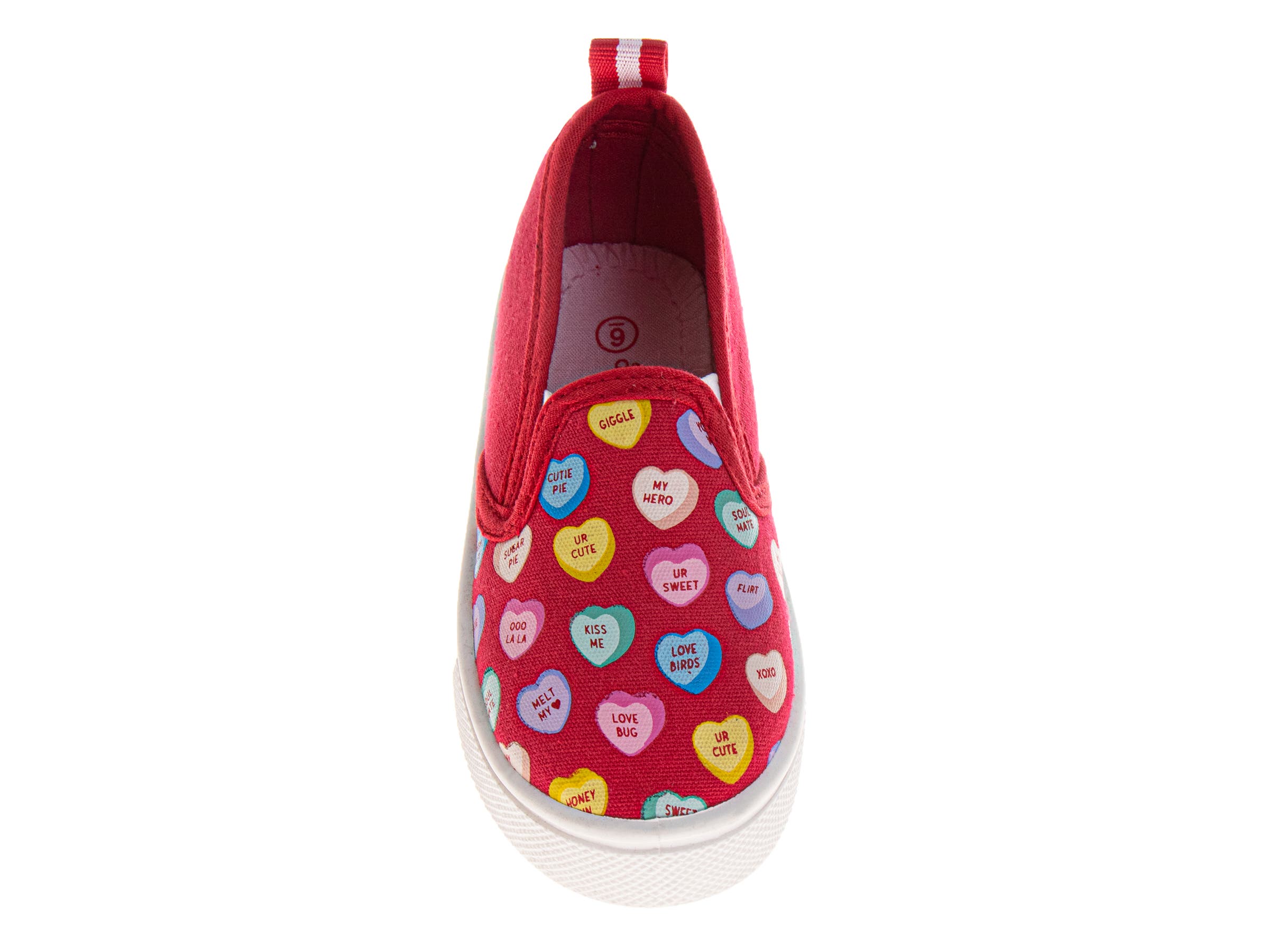 SweetHearts Conv. Hearts Slip-On 5-10, Alternate, color, Red Multi