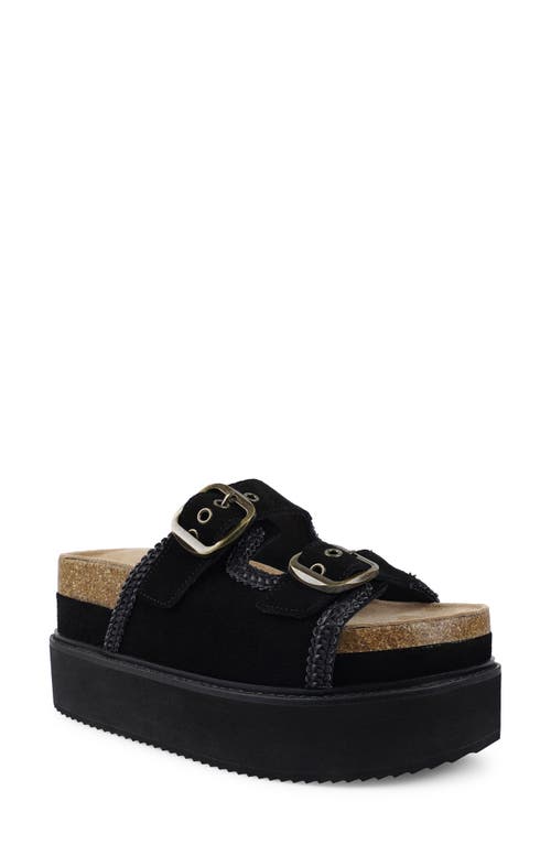 Zigi Platform Sandal In Black