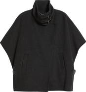 Michael Kors Double Face Wool Blend Cape