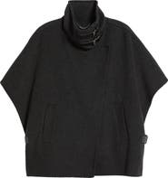 Michael Kors Double Face Wool Blend Cape