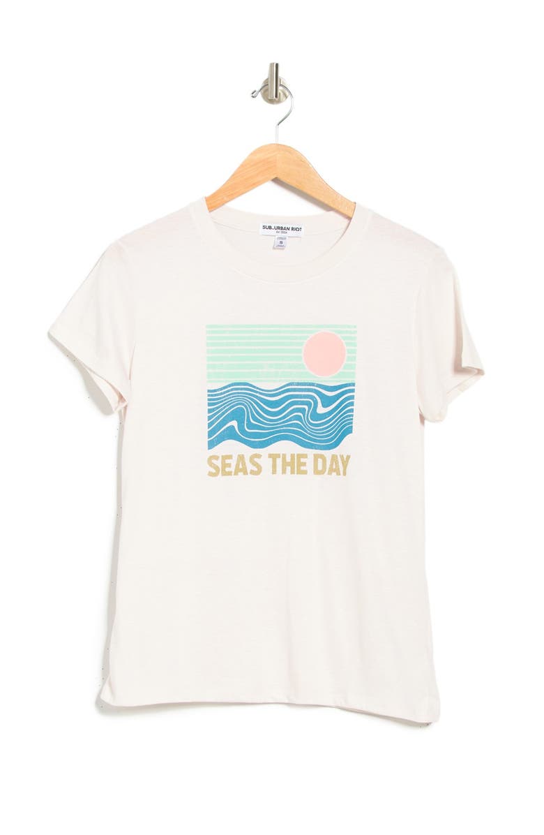 Sub_Urban Riot Seas the Day Graphic T-Shirt, Alternate, color, 