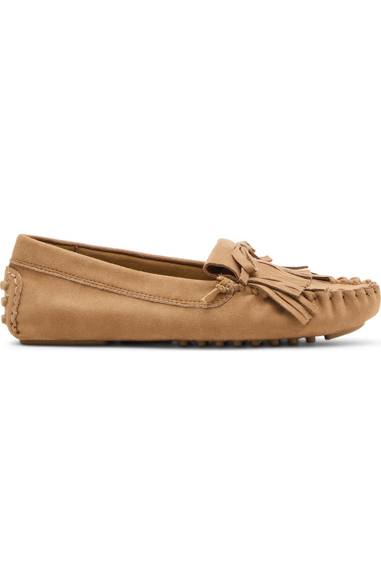 Anne Klein Cali Driving Shoe, Alternate, color, Sand Suede