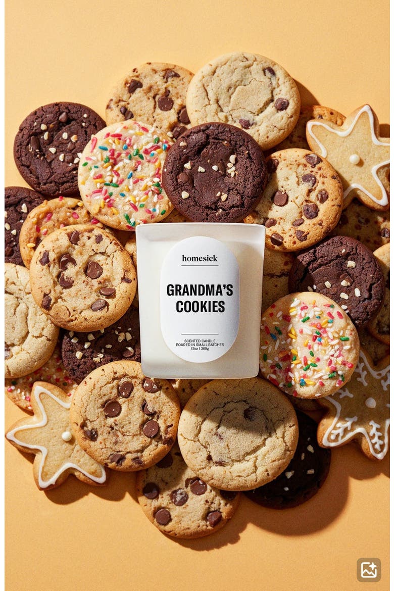 Grandma's Cookies Candle, Alternate, color, NO COLOR