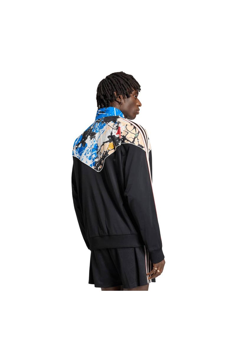 adidas Men's adidas Black Manchester United X Stone Roses Full-Zip Track Jacket, Alternate, color, Black