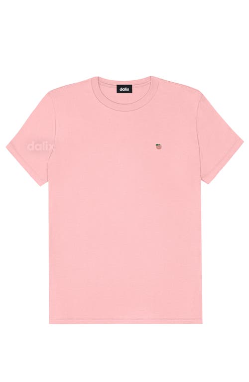 Dalix Womens Lil Peach Jersey Tee In Pink