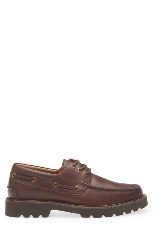 Steve Madden Hobson Boat Shoe In Brown