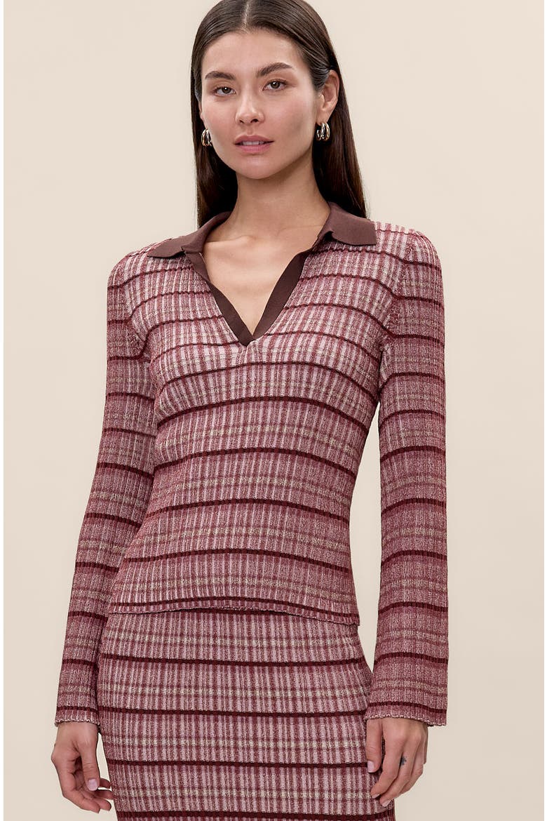 Laine Knit Sweater, Main, color, Tearose Multi