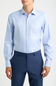 BOSS Hank Trim Fit Cotton Shirt