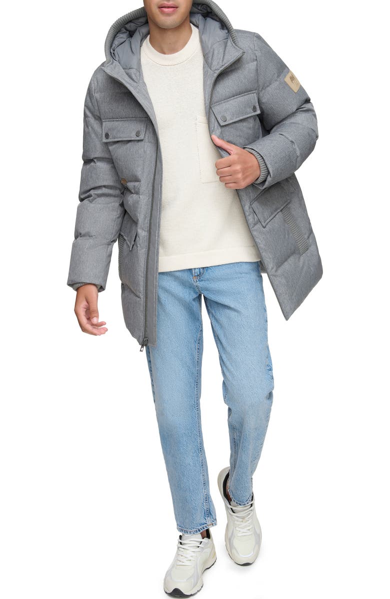 Andrew Marc Amsteg Water Resistant Quilted Down Parka, Alternate, color, 
