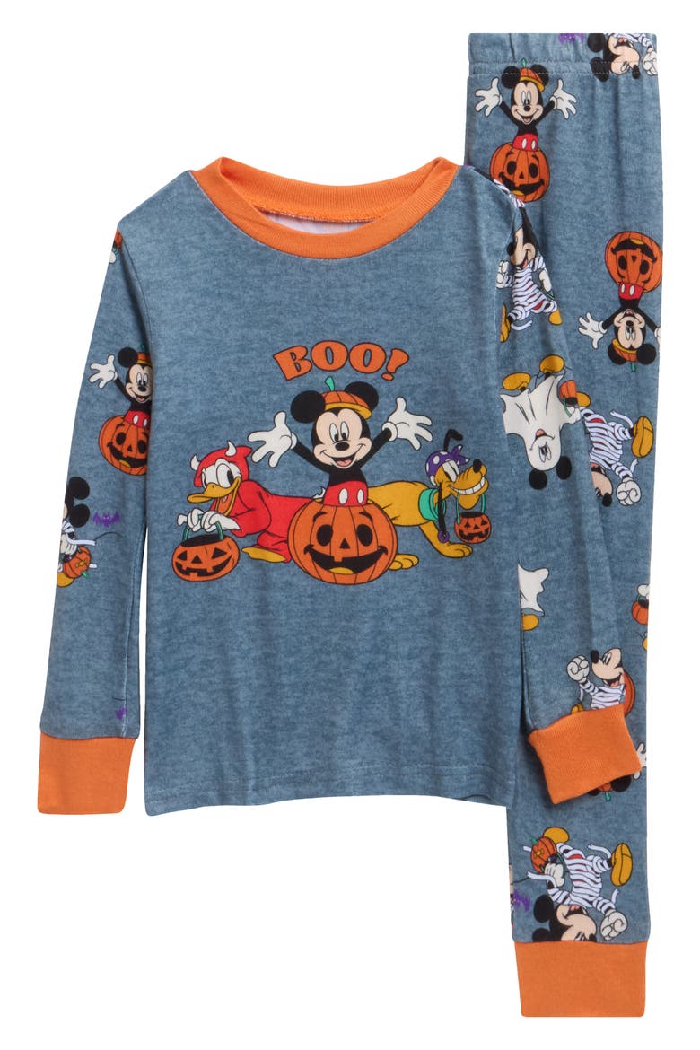 Mickey Mouse Halloween Two-Piece Pajamas, Main, color, GREY