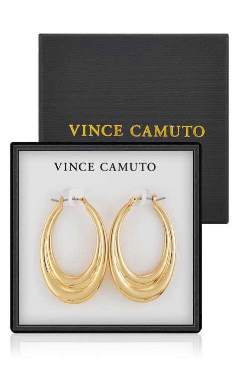 Oval Hoop Earrings