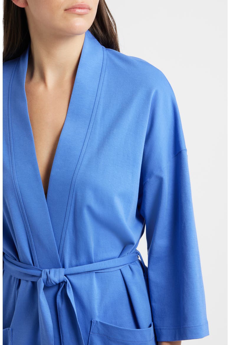 Organic Cotton Robe, Alternate, color, BLUE STAR