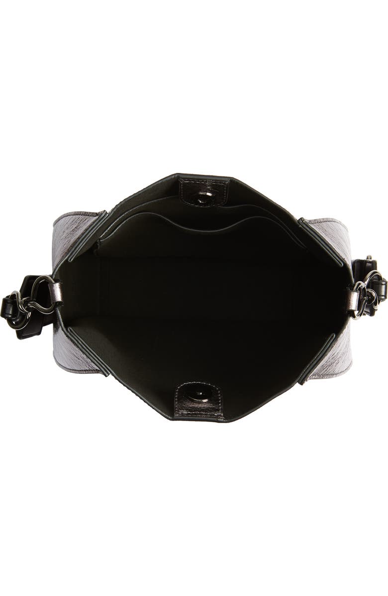 Stella McCartney Mini Stella Perforated Logo Faux Leather Crossbody Bag, Alternate, color,