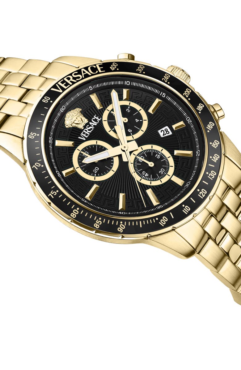 Versace Sport Chronograph Bracelet Watch, 44mm, Alternate, color, 