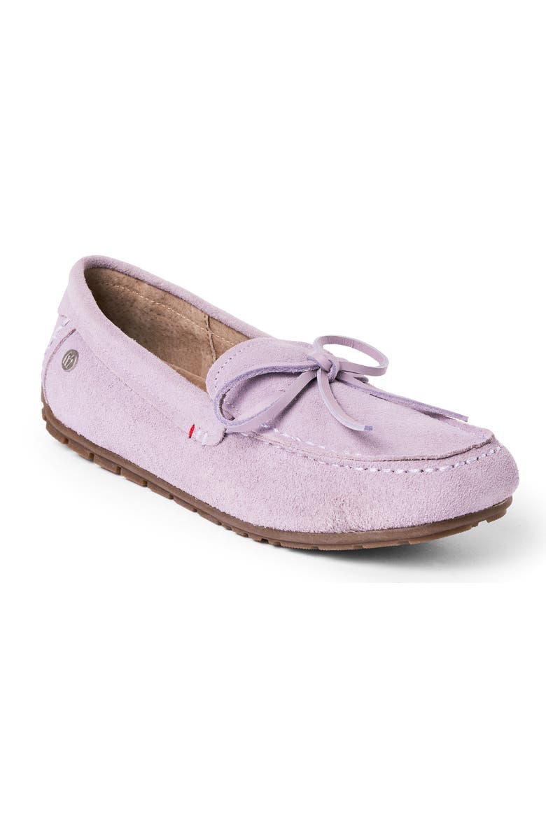 Minnetonka Moc Toe Driving Loafer, Main, color, Dusty Violet
