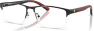 Scuderia Ferrari 58mm Rectangle optical glasses