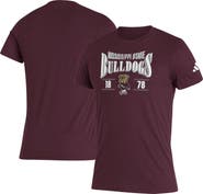 adidas Men's adidas Maroon Mississippi State Bulldogs Along The Shadow Tri-Blend T-Shirt