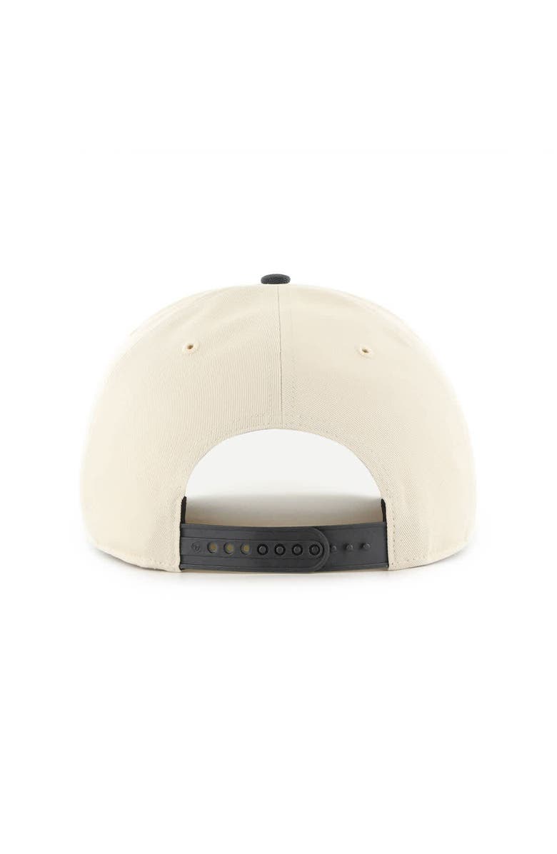 '47 Men's '47 Cream/Black Philadelphia Flyers Logo Hitch Adjustable Hat, Alternate, color, Cream