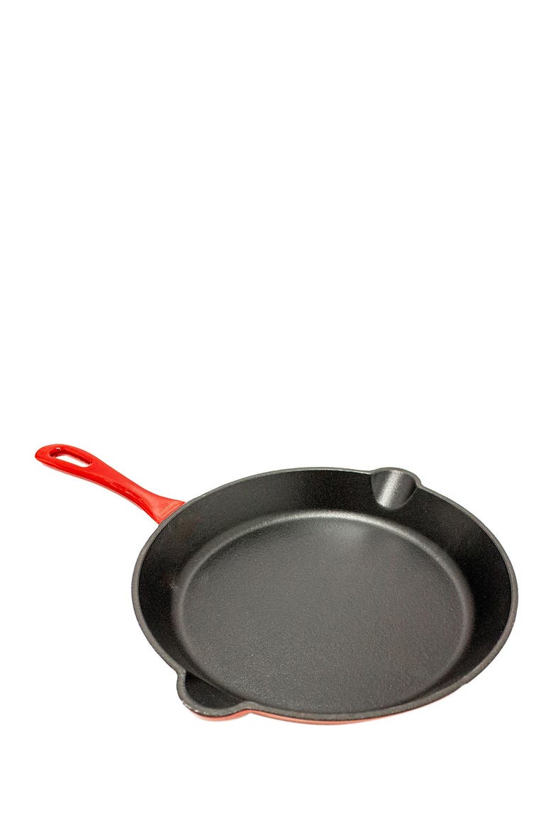 2-Piece Enamel on Cast Iron Set, Red, Alternate, color, RED