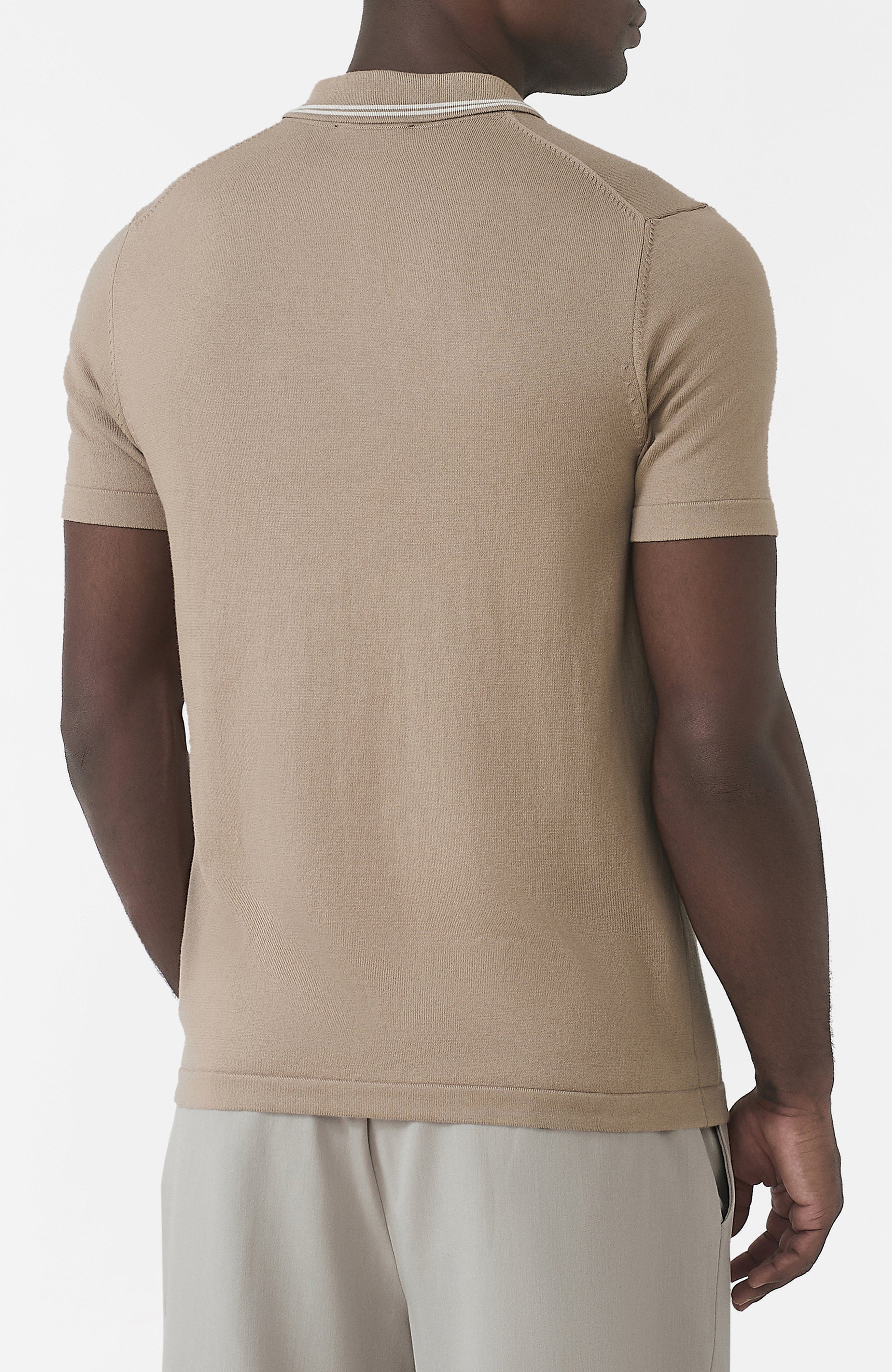 Newbury Slim Zip Knit Polo - image 2