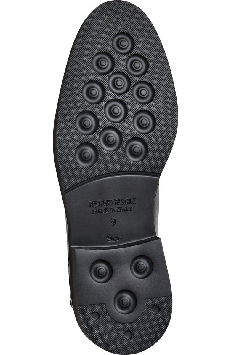 Bruno Magli Vespa Wingtip Chelsea Boot, Alternate, color, Black Calf