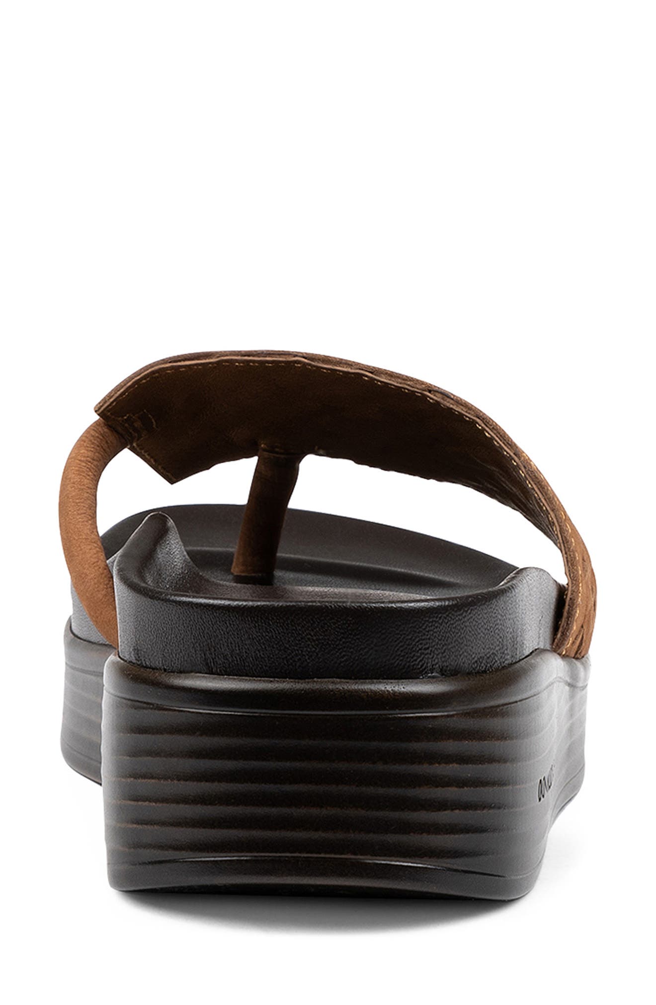 Fifi Platform Wedge Flip Flop, Alternate, color, TOAST