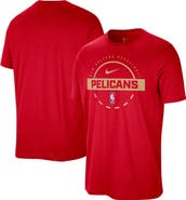 Nike Men's Nike Red New Orleans Pelicans Authentic Practice T-Shirt
